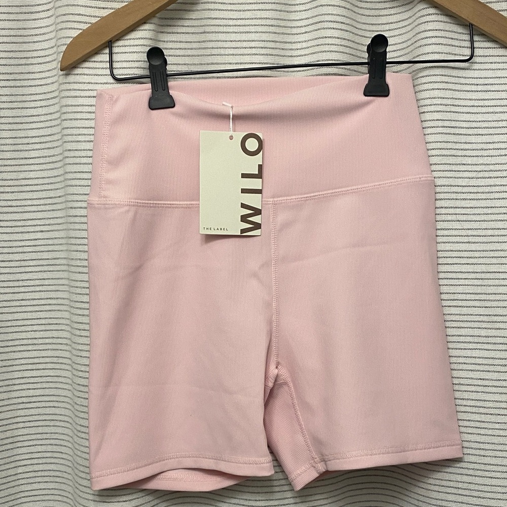 High-Rise Pink Women’s Wilo Active Bike Shorts